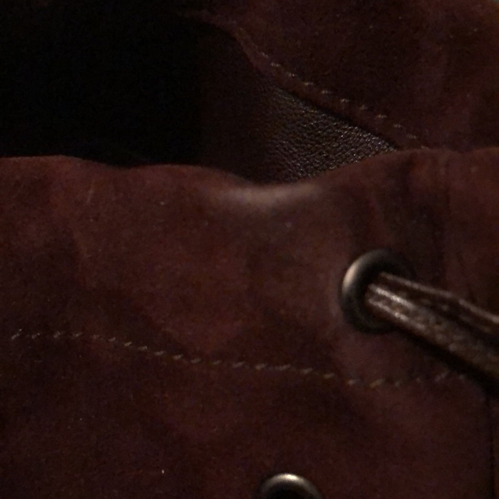 (NWOT) Vintage Gucci Burgundy Suede Nubuck Braided Mini Bag - Picture 8 of 8